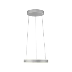 Paul Neuhaus LED Pendelleuchte PURE E-LOOP Aluminium Ø 50 cm Alu-/Nickelfarbig