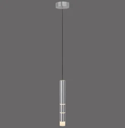 Paul Neuhaus LED Pendelleuchte PURE-VEGA 5 cm alufarbig