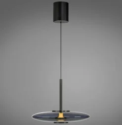 Paul Neuhaus LED Pendelleuchte PURE E-VITRUM 45 cm grau