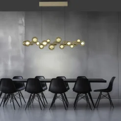 Paul Neuhaus LED Stehlampe PURE POPUP 12-flg grau