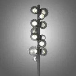 Paul Neuhaus LED Stehlampe PURE POPUP 12-flg grau