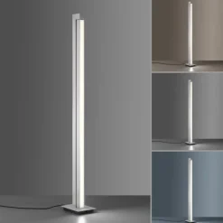 Paul Neuhaus LED Stehlampe PURE-LINES alufarbig