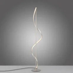 Paul Neuhaus LED Stehlampe Q-SWING 24 cm silberfarbig