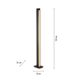 Paul Neuhaus LED Stehleuchte PURE-LINES 155 cm