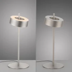 Paul Neuhaus LED Tischlampe Q-ROTATE 16 cm alu-/nickelfarbig