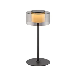 Paul Neuhaus LED Tischlampe RIKA 15 cm schwarz