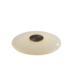 Paul Neuhaus LED Tischlampe PURE VITRUM 32 cm braun