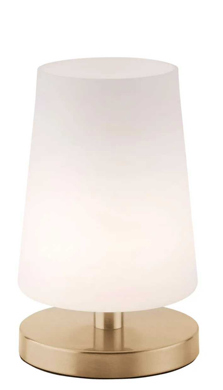 Paul Neuhaus Retrofit LED Tischlampe SONJA 23 cm mattmessing