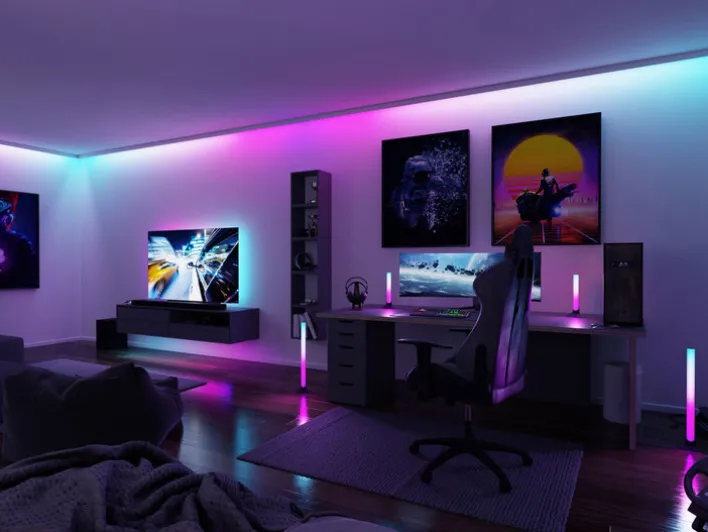 Paulmann LED Lichtleiste Entertain DYNAMIC RGB 2er Set je 60 cm