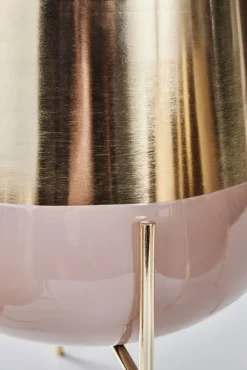 Pflanzenständer 3er-Set goldfarbig /rosé