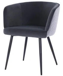 PHILL HILL Armlehnstuhl LIAM dunkelgrau-grau/schwarz