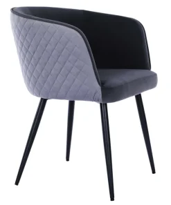 PHILL HILL Armlehnstuhl LIAM dunkelgrau-grau/schwarz