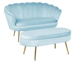 Polsterbank hellgrau