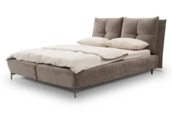 Polsterbett AURA 180 x 200 cm taupe