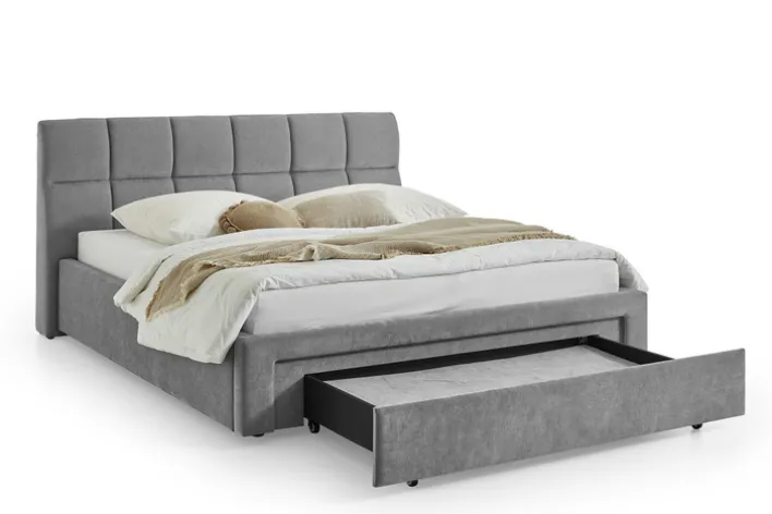 Polsterbett CANYON 209 x 110 x 228 cm Grau