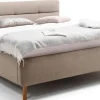 Polsterbett LOTTE 180 x 200 cm beige