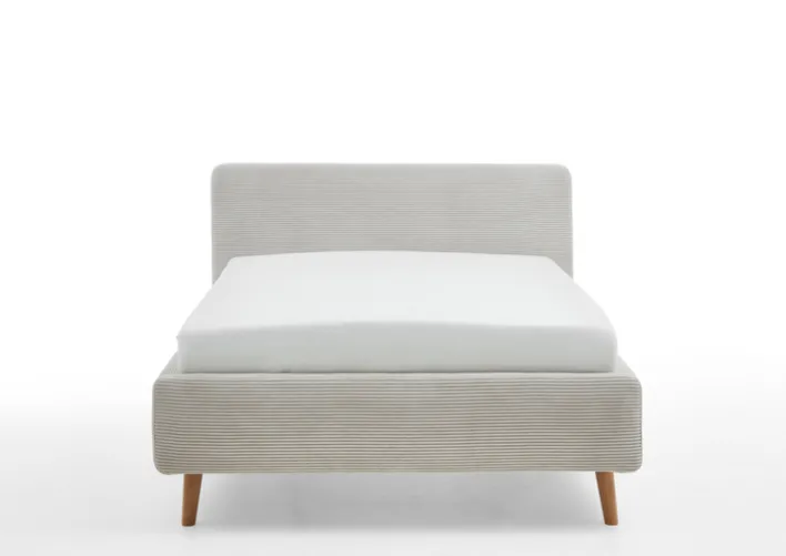 Polsterbett MATTIS 140 x 200 cm Cord beige