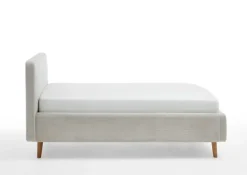 Polsterbett MATTIS 140 x 200 cm Cord beige