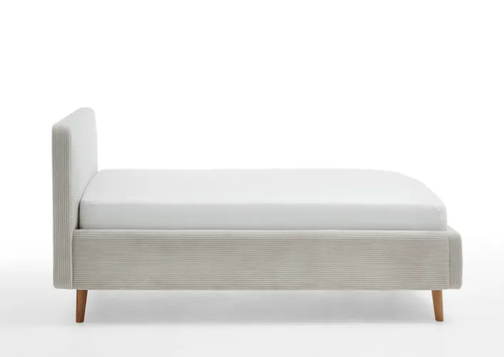 Polsterbett MATTIS 140 x 200 cm Cord beige
