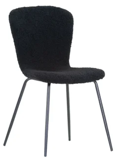 Polsterstuhl MARCUS Stoffbezug schwarz