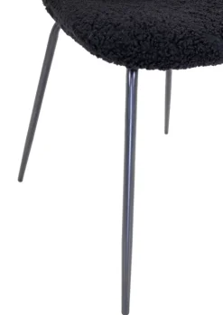 Polsterstuhl MARCUS Stoffbezug schwarz