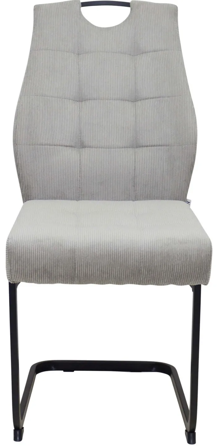 Polsterstuhl PACO 4er Set hellgrau