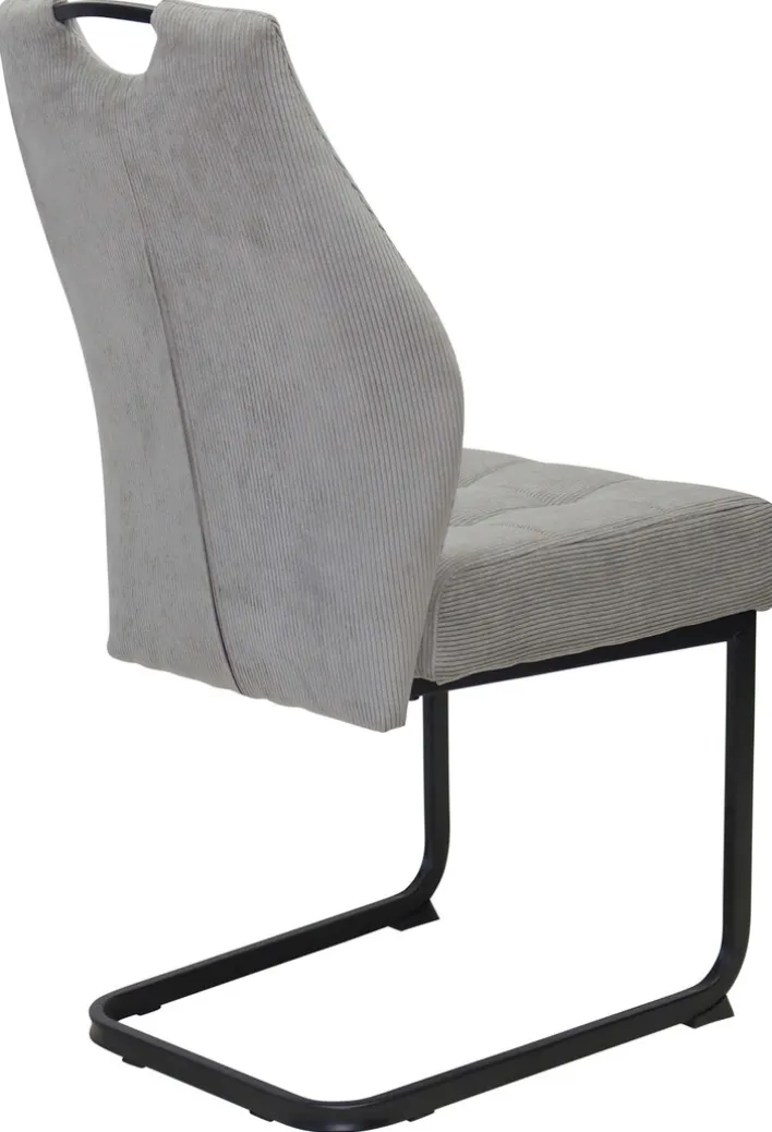 Polsterstuhl PACO 4er Set hellgrau