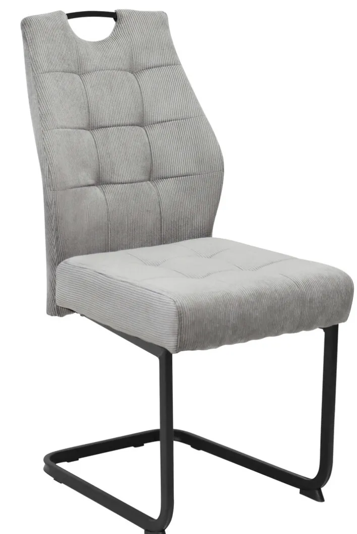 Polsterstuhl PACO 4er Set hellgrau