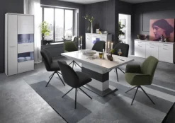 Polsterstuhl TAYLOR 49 x 88 cm grau anthrazit