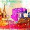 PRO ART Alu-Art Bild KÖLN I 150 x 50 cm