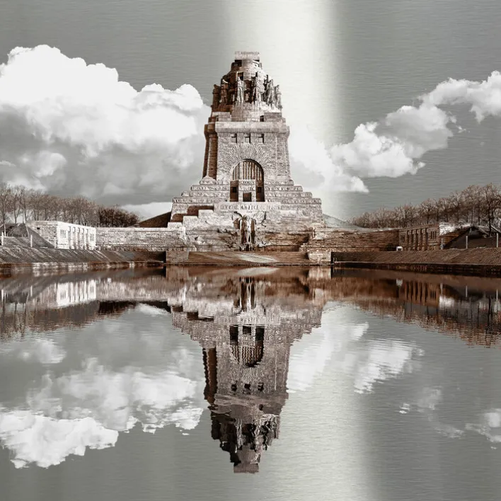 PRO ART Alu-Art Bild LEIPZIG II 100 x 100 cm