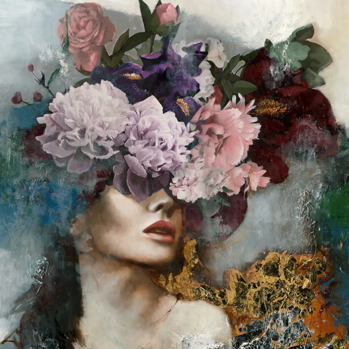 PRO ART Bild ORIGINAL FLOWER FACE VI 40 x 40 cm