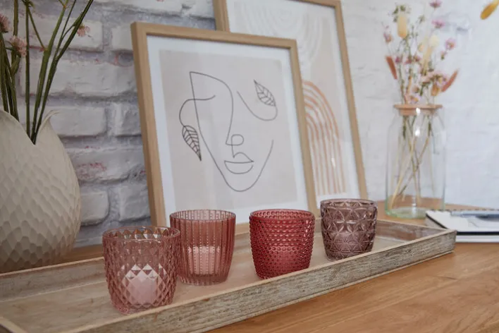 PRO ART Framed Art Bild BOHO STYLE 33 x 33 cm