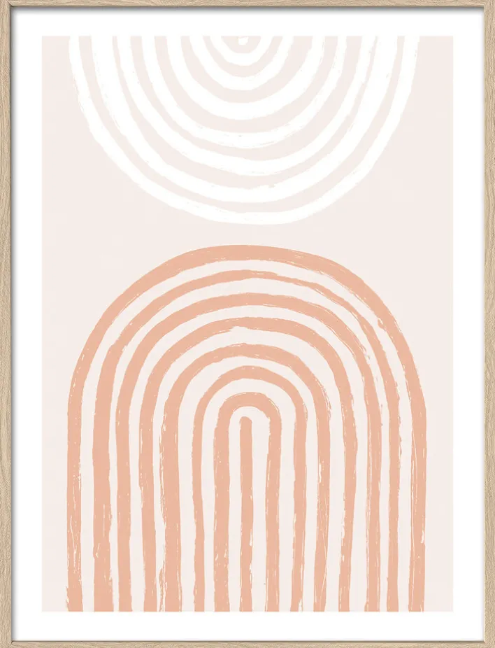 PRO ART Framed Art Bild SHAPES OF EARTH 33 x 43 cm