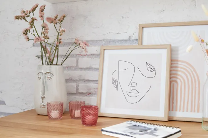 PRO ART Framed Art Bild SHAPES OF EARTH 33 x 43 cm