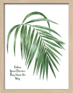 PRO ART Framed-Art Bild GREEN PLANT LEAF III 19 x 24 cm grün