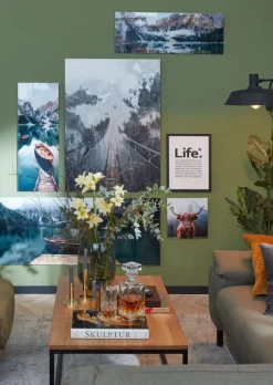 PRO ART Glas-Art Bild HIGHLAND CATTLE 30 x 30 cm mehrfarbig