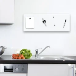 PRO ART Memoboard 80 x 30 cm Metall weiß