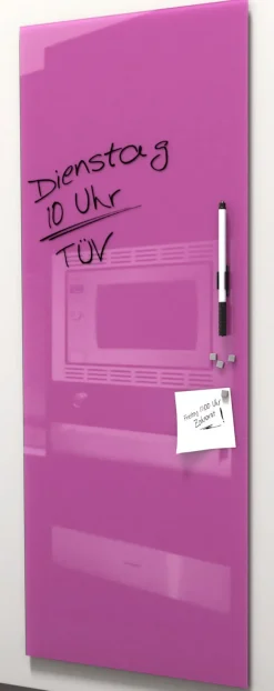 PRO ART Memoboard 80 x 30 cm Metall pink