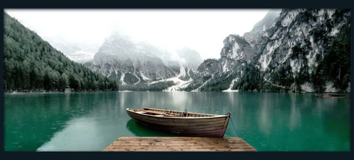PRO ART Oversized Bild WILDSEE II 130 x 60 cm