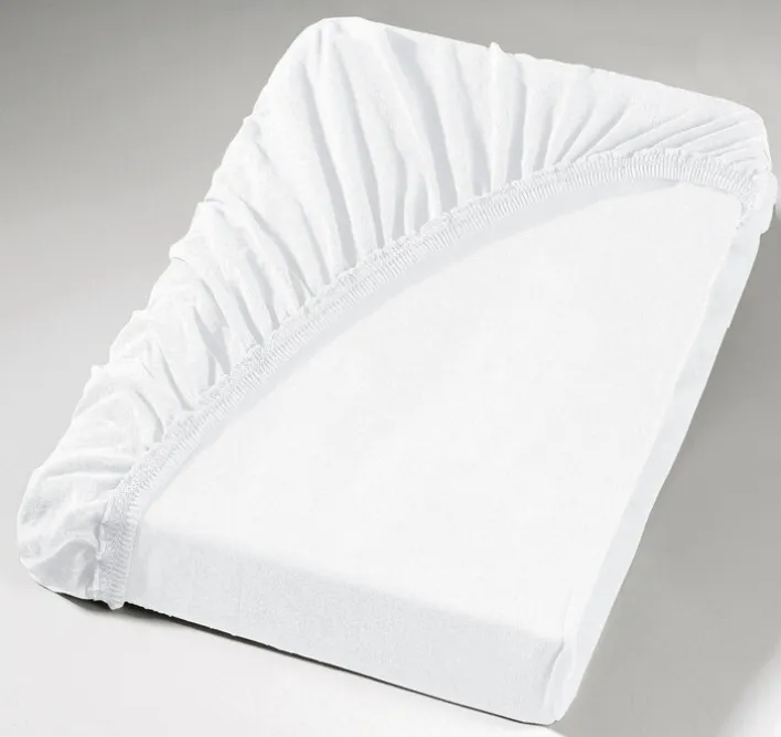 PRONIGHT Jersey-Boxspring-Spannbettlaken 90-100 x 190-220 cm weiß