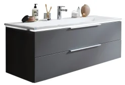 puris Waschplatz STAR LINE 140 cm Quarzgrau matt