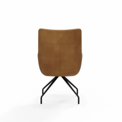 PURO Armlehnstuhl LEON 1 Missouri Leder cognacfarbig/schwarz