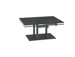 Puro Couchtisch OPERA 90(150) x 60 cm titan