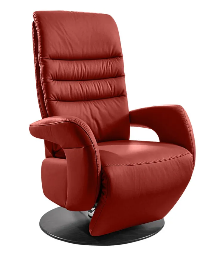 PURO Fernsehsessel CERGY S1-V1 Lederbezug ziegel