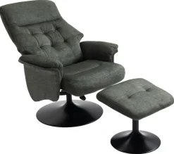 Relaxsessel IDA 2er Set grau-winter-moos