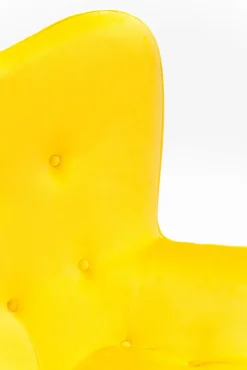 Relaxsessel VICKY VELVET gelb