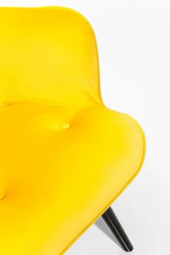 Relaxsessel VICKY VELVET gelb