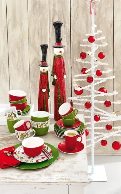 Ritzenhoff & Breker Dessertteller DOPPIO 6er Set rot