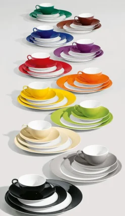 Ritzenhoff & Breker Dessertteller DOPPIO 6er Set rot